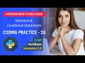 Python Coding Practice 2A CCBP Programming Foundations NxtWave