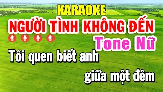 Karaoke Người Tình Không Đến Tone Nữ ( Am ) Nhạc Sống | Trọng Hiếu Beat