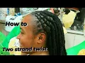 How to Style Two-strand Twist on dreadlocks beginners
