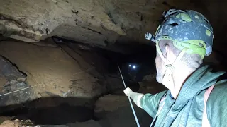 Man Makes Crazy 300FT Zipline Through A Huge Cave