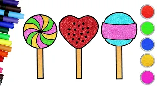 🍭 Dibujo de Piruletas 🍭 |  Lollipops Drawing | Chiki Arte