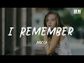 Download Lagu MOCCA - I Remember [lyric]