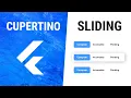 Flutter CupertinoSlidingSegmentedControl Widget