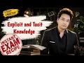 Explicit and Tacit Knowledge explained in hindi Knowledge management system