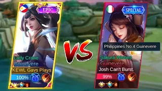 Download GUINEVERE VS TOP 4 PHILIPPINES GUINEVERE | INTENSE MATCH 1VS1! | MLBB MP3