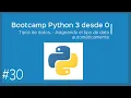 Bootcamp Python 3 - Tipos de datos