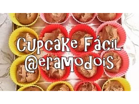 RECEITA CUPCAKE FÁCIL @ERAMOSDOIS