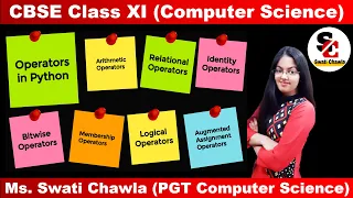 Operators in Python Types of Operators CBSE CLASS - XI COMPUTER SCIENCE