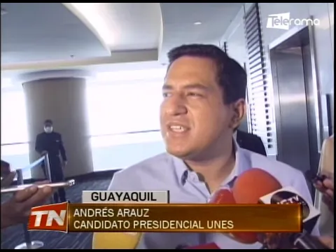 Andrés Arauz pide a excandidatos a sumarse en su plan de gobierno