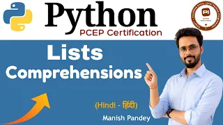 40 List Comprehensions in Python Python PCEP Certification PCEP-30-02