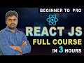 React JS Full Course for Beginners Learn React in 3 Hours Step-by-Step 2025