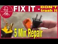 How to Replace a Plug End of Electric Cord Fix Broken Plug on Appliance