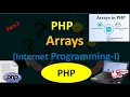 Arrays in PHP part 1 Internet Programming 1 Arrays Part1