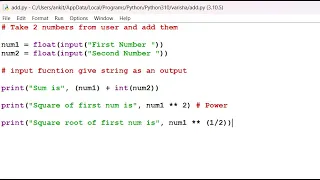 Python Programming for Data Science Day 2 - Typecasting User input