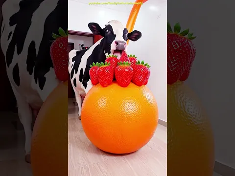 Marvelous Dancing Polish Cow funny elephant strawberry asmr cow dance Cow Videos animal funny video