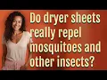 Do dryer sheets really repel mosquitoes and other insects