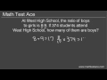 How to Solve Ratio Word Problems