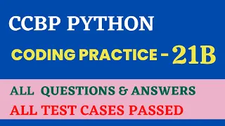 Coding Practice - 21B Functions Python CCBP 4 0