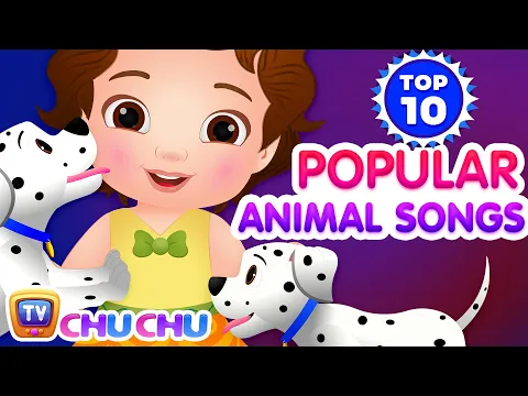 Download MP3 Old Macdonald & More - Top 10 Popular Animal Songs for Kids - ChuChuTV Nursery Rhymes Learning Songs