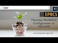 Planning Workforce Configuration At Job Level Oracle EPBCS Oracle Planning Module Oracle BISP