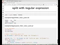 Beginner Perl Maven tutorial 10 12 - split with regex
