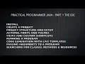 Tutorial Practical Programmer Java IntelliJ IDEA - Part 1 The IDE
