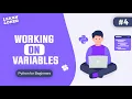 Variables in Python Programming Python Course For Beginners