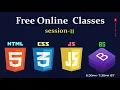 HTML CSS BootStrap and Javascript Free Live Classes Session-11