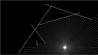2D Ray Casting Made With Pure Python and Pygame