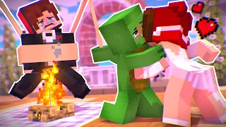 MAIZEN : Mikey RUINED JJ's WEDDING and KISSED his JJ Sister!? - Minecraft Animation JJ& Mikey