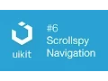 UIkit web framework Scrollspy navigation and smooth scrolling