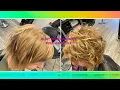 Body Wave On Short Pixie Angled Hairstyle - Before After