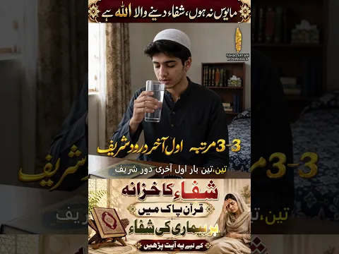 Har Bimari Se Shifa Ka Wazifa | Quran Se Shifa Pane Ka Powerful Amal | Dr. Fahad | Roshni Centre
