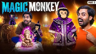 Magic Monkey Part 2 🐒✨ | Ganesh Festival Comedy Video | Charan Spy⁠