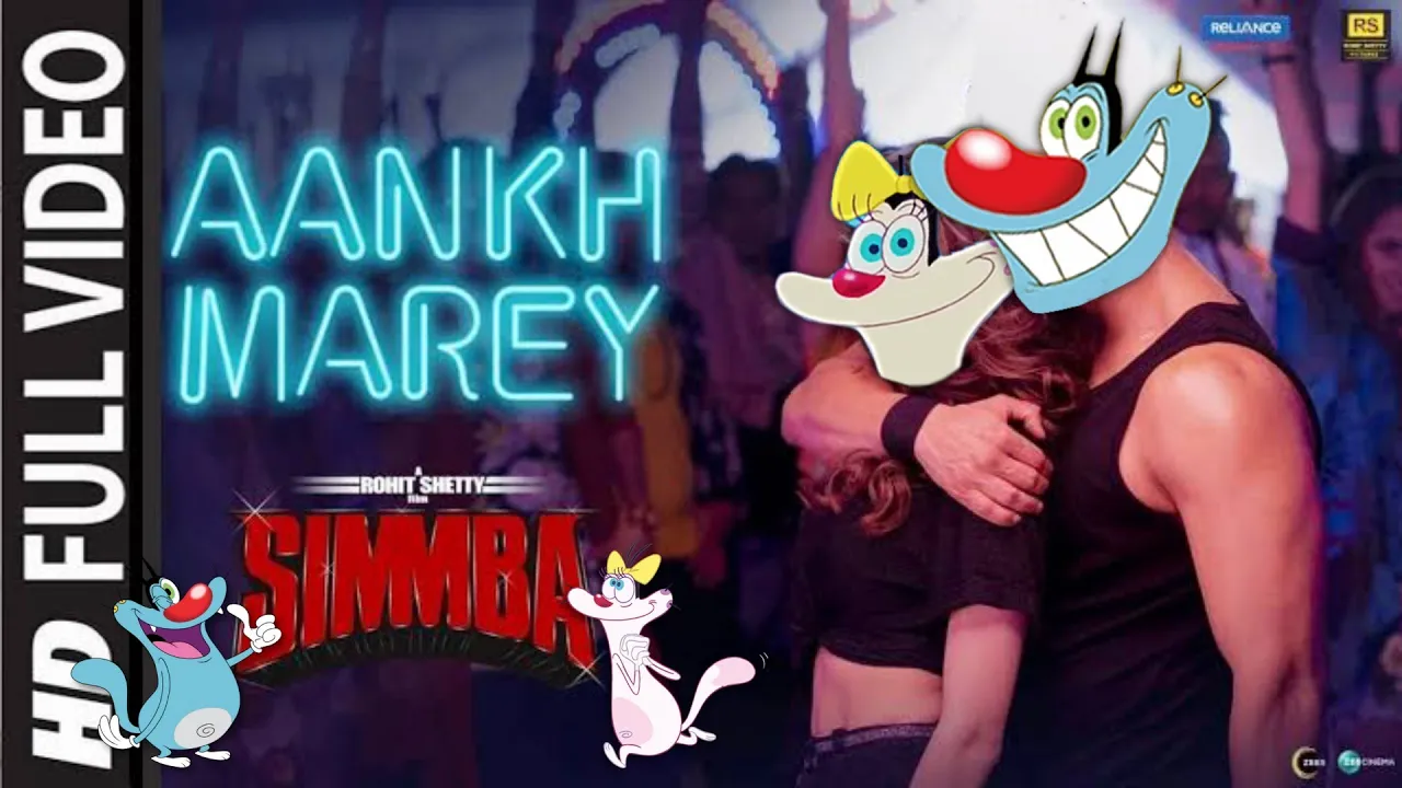Oggy and the Cockroaches | Aankh Marey Ft Oggy | Simmba | Full Episode in HD Hindi | Sonal Digital |
