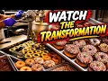 Dropping Decorating Cake Donuts