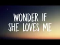 JVKE - wonder if she loves me (Lyrics)