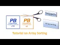 PowerBasic Snippets - Tutorial on the Array Sort command