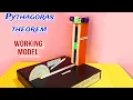 Pythagoras Theorem working model Pythagoras theorem model 3d making maths project tlm