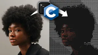 I made an ASCII art generator in C