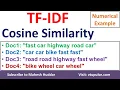 Term Frequency Inverse Document Frequency TFIDF Cosine Similarity Solved Example Vidya Mahesh Huddar