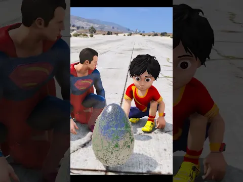 GTA5 Superman Turns Into A GIANT EGG After Eating Egg 🥚 |