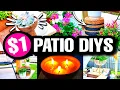 SIMPLE WAYS TO DIY Decorate a Patio or Garden using 1 supplies easy budget friendly ideas