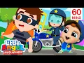 Lagu Polisi Yang Berani Menangkap Penjahat! 🚓 Kartun Anak | Little Angel Bahasa Indonesia