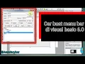 cara buat menu bar di visual basic 6 0