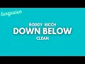 Roddy Ricch - Down Below (Clean + Lyrics)