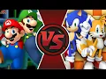 Download Lagu Mario and Luigi VS Sonic and Tails! Sprite Animation