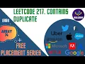 LeetCode 217 Contains Duplicate