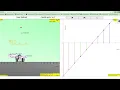 Using Easy JavaScript Simulation to explain motion of a velocity time graph problem