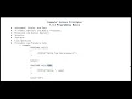 CSP Reference Sheet - Procedures and Procedure Calls